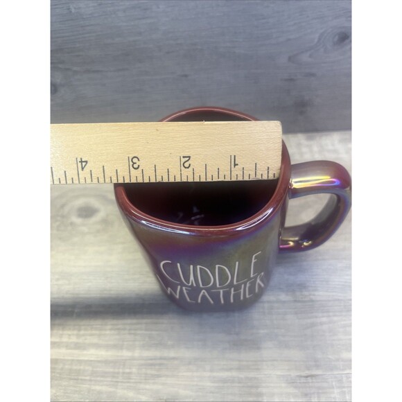 Rae Dunn By Magenta Iridescent Purple Cuddle Weather Coffee Mug - Picture 6 of 6